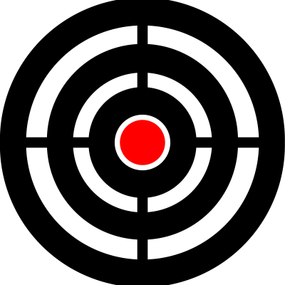 Zielscheibe target aim clipart