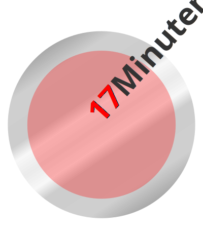 Ziffernblatt 17 Minuten clipart