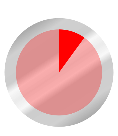 Ziffernblatt 6 Minuten clipart