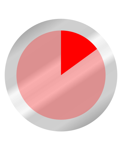 Ziffernblatt 9 Minuten clipart