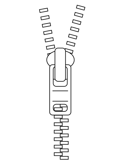 Zip clipart