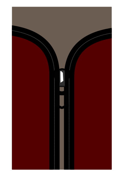 zipper black Reißverschluß schwarz clipart
