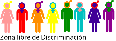 Zone free of discrimination clipart