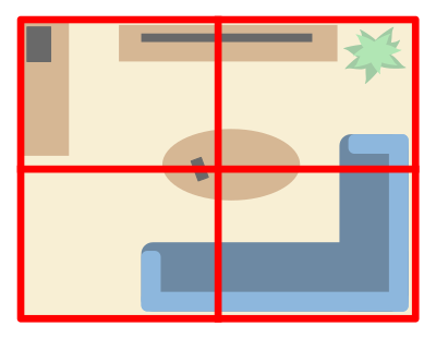 Zone Search Pattern clipart