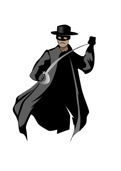 Zorro clipart